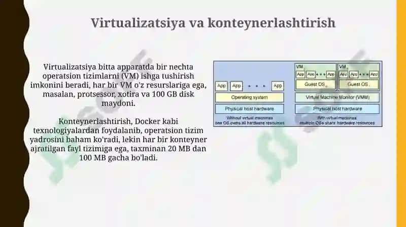 Bulutli hisoblashning asoslari va operatsion tizimlarda qolanilishi 4