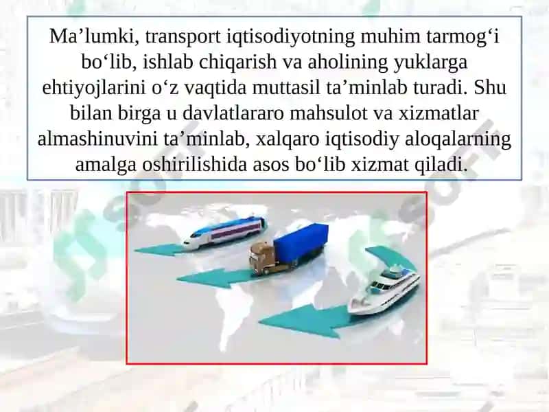 Jahon transporti geografiyasi 4