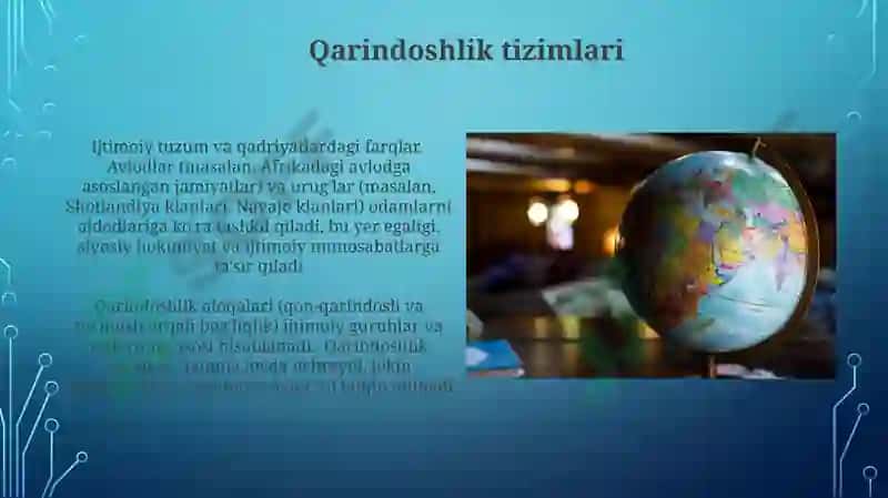 Umumiy qadriyatlar va e'tiqodlar 4