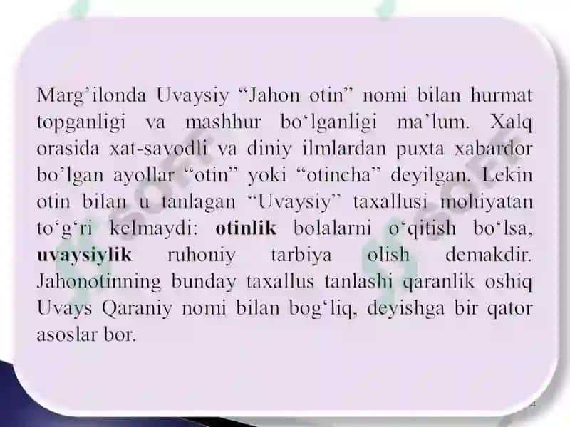 O‘zbek adabiyoti tarixida shoiralarning faoliyati 4