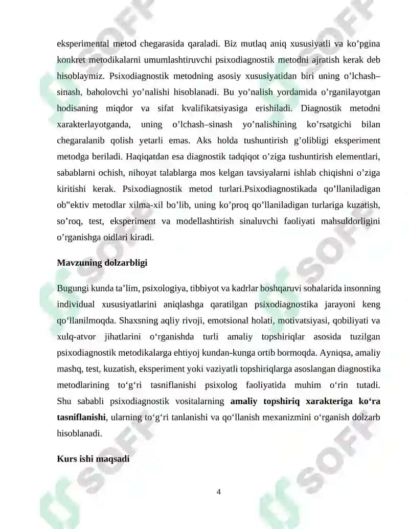 Psixodiagnostik metodikalar klassifikatsiyasi 4