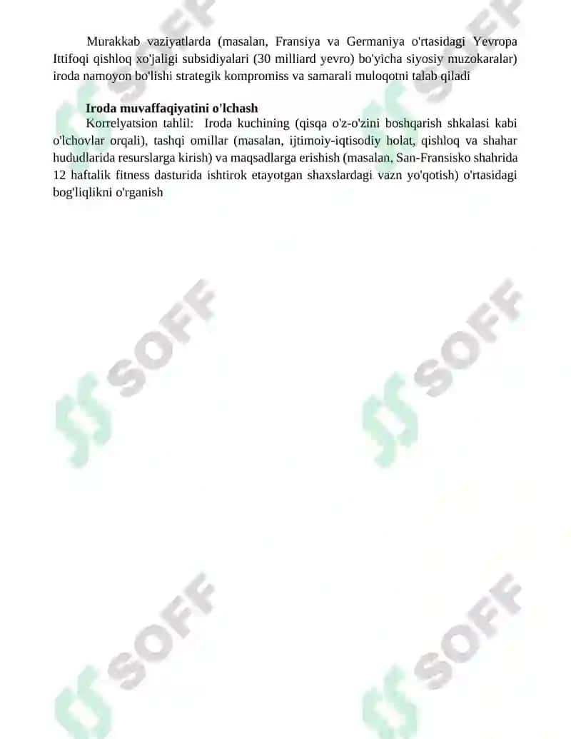 Murakkab sharoitlarda irodaning namoyon bo'lishi 4