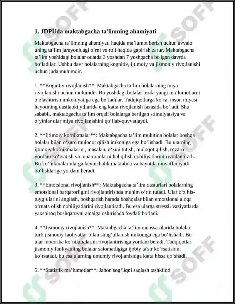 Maktabgacha Ta'limda Zamonaviy Metodlar 4