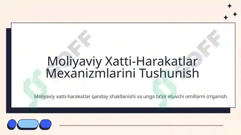 Pul VA MOLIYAVIY XATTI-HARAKATLAR SOTSIOLOGIYASI 4