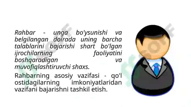 Zamonaviy rahbarlarning vazifalari 4