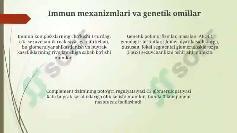 Buyrak kasalliklari patogenezi 4