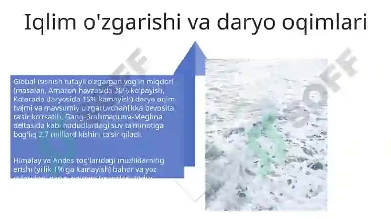 Daryolarning suv rejimi 4