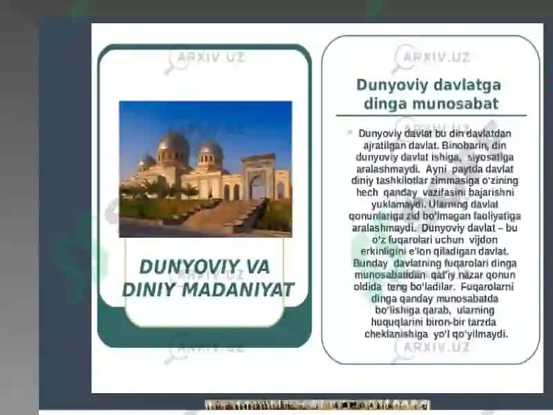 DINIY-MADANIY AN’ANALARNING AHAMIYATI 4