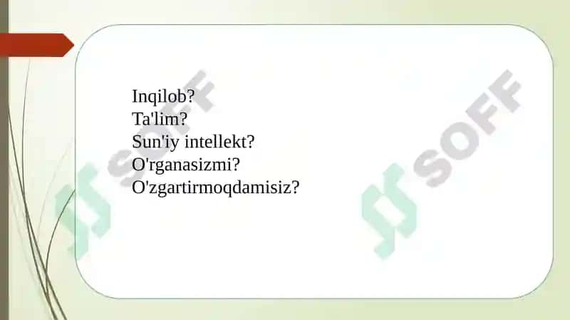 Sun'iyintellekt nima? 4