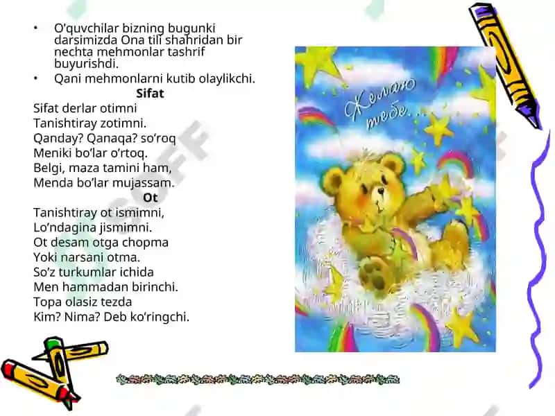 Sifat so’z turkumi 4