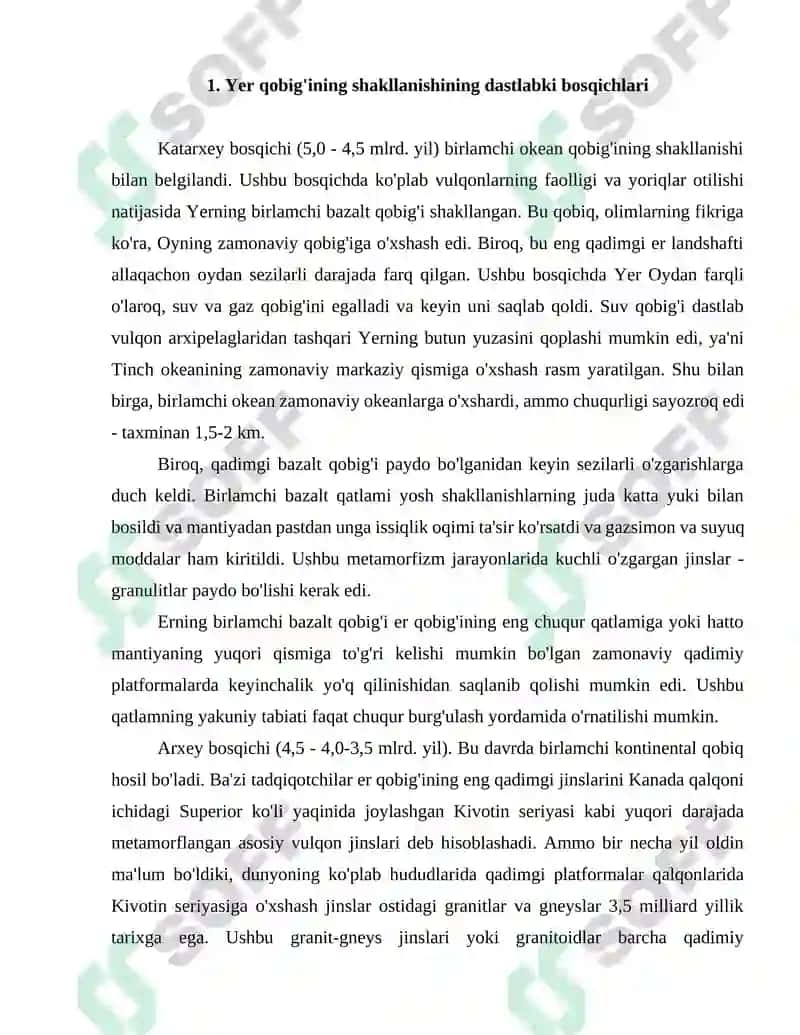 Yer po’stining kimyoviy tarkiblari 4