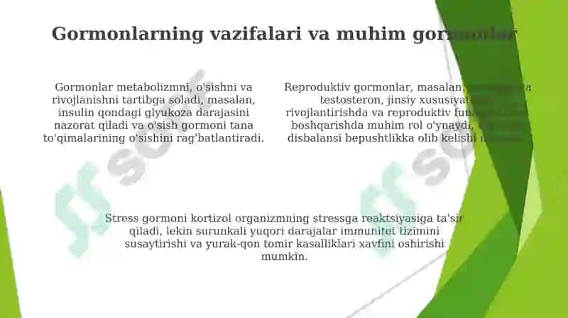 Gormonlarningorganizmdagiahamiyati 4