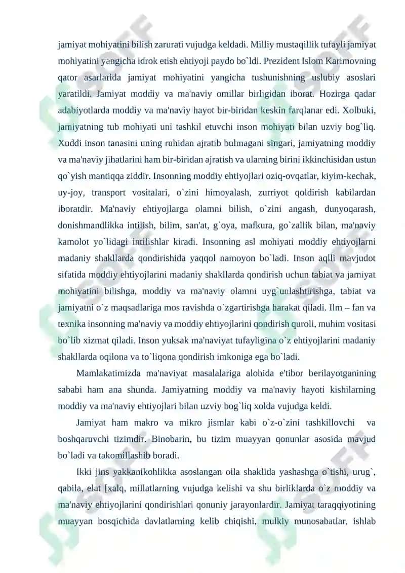 Jamiyat va inson falsafasi 4