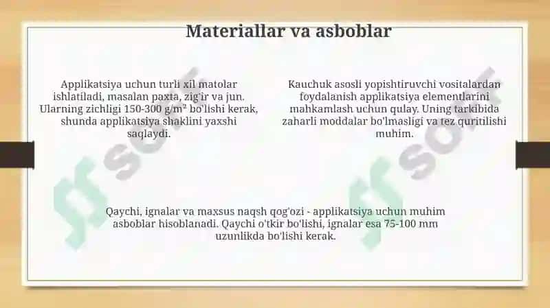 Applikatsiya Usuli 4