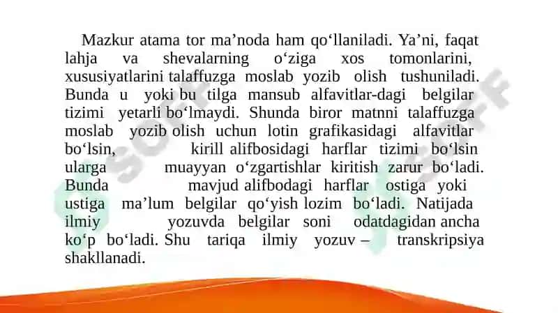Transkripsiya va uning turlari 4