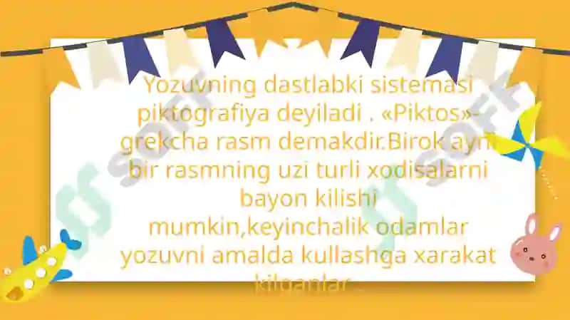 Qoģoz va karton bilan ishlash darslarining mazmuni 4