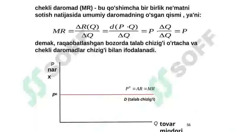 Raqobatlashgan bozor va uning shartlari 4