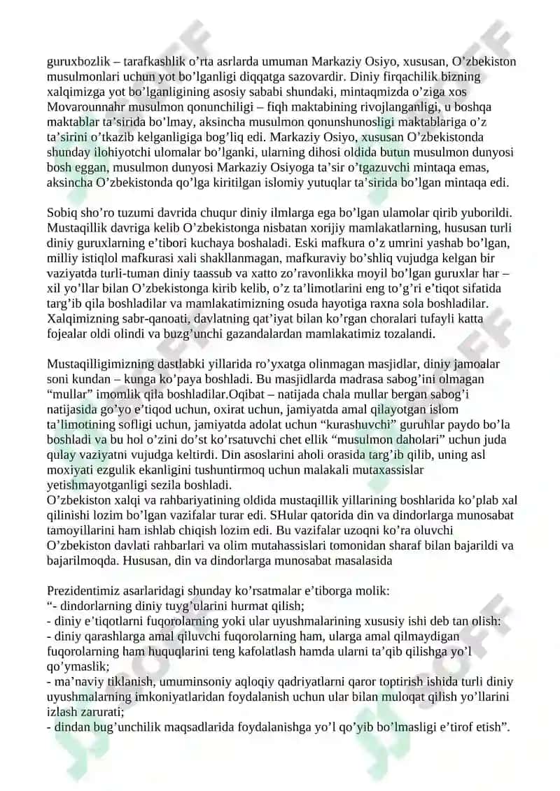 Dunyoviylik dahriylik emas 4