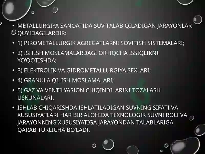 Metallurgiyada ekologiya asoslari 4