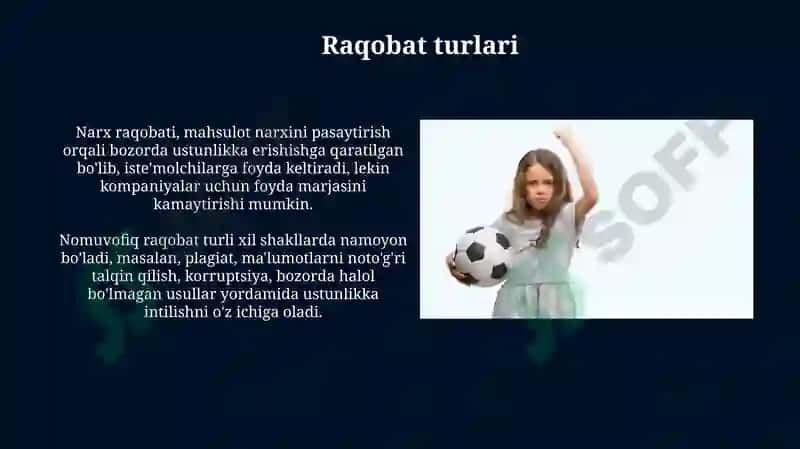 Raqobat va Raqobatbardoshlik 4