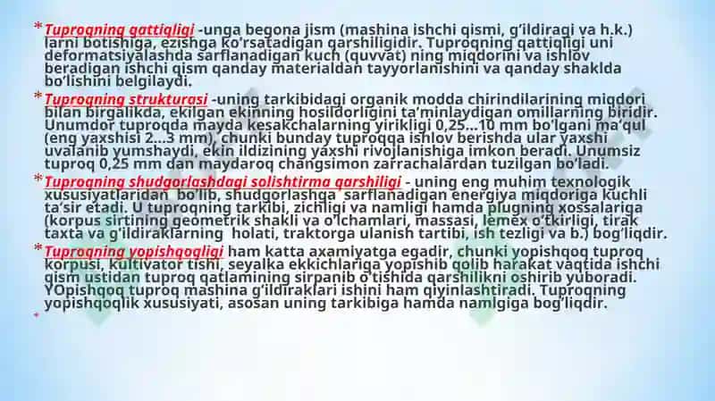 Qishloq xo’jalik mashinalari va texnik servisni tashkil etish 4