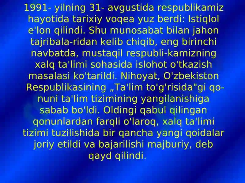 Xalq ta'limi tizimi 4