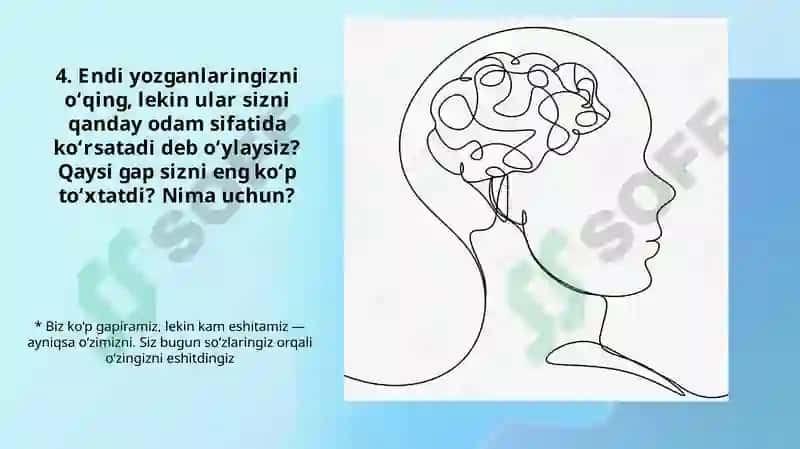 Tugatib bo'linmagan gaplar texnikasi 4