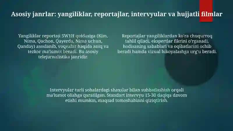 Telejurnalistikadajanrlar 4