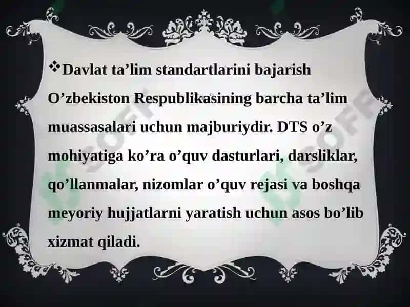 Davlat ta’lim standartlari 4