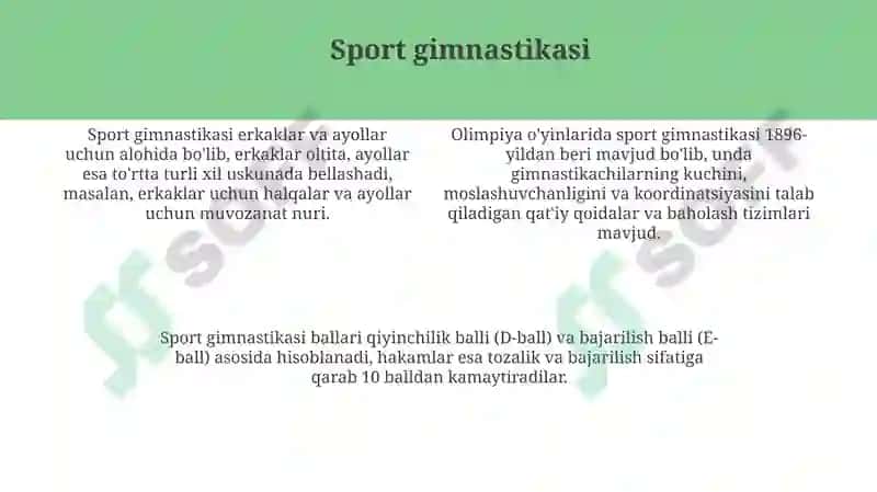 Gimnastika turlari 4