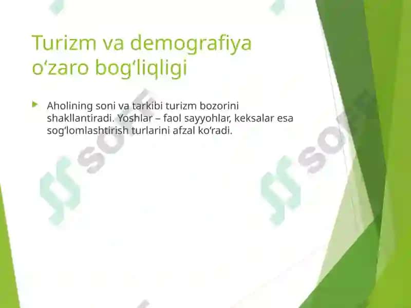 Turizm sohasida demografik ko‘rsatkichlarni o‘lchash 4
