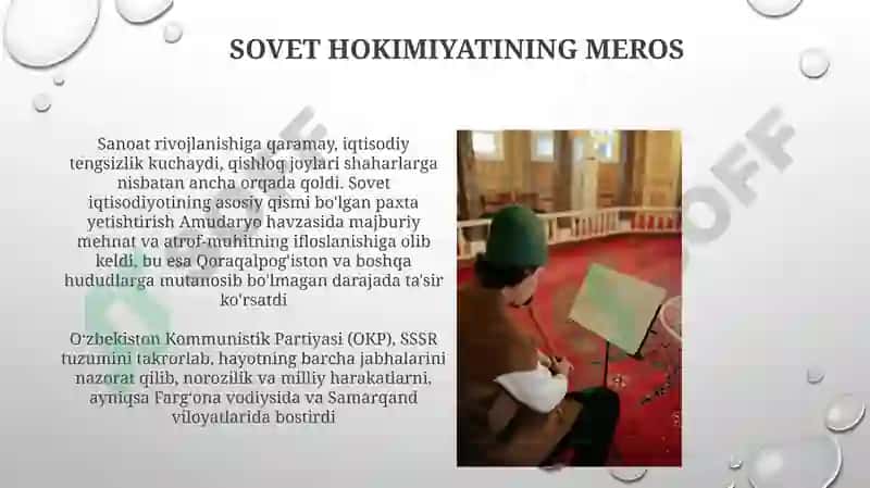 Sovet merosi va o'zbek milliy o'zligi 4