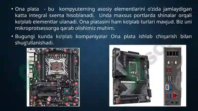 Kompyuterni tashkil etilishi va klassifikatsiyasi 4