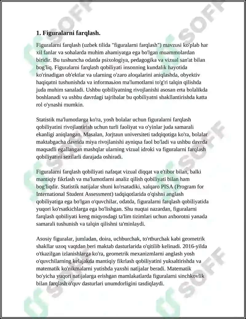 Figuralarni farqlash 4