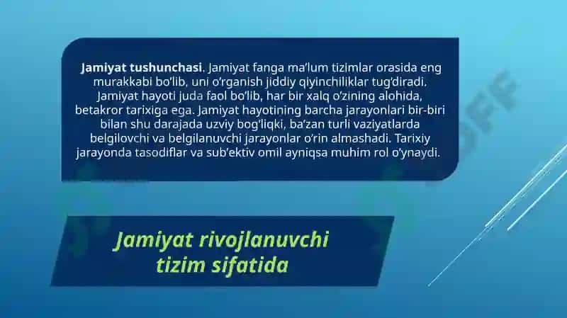 Jamiyat falsafasi va insonborlig‘i 4