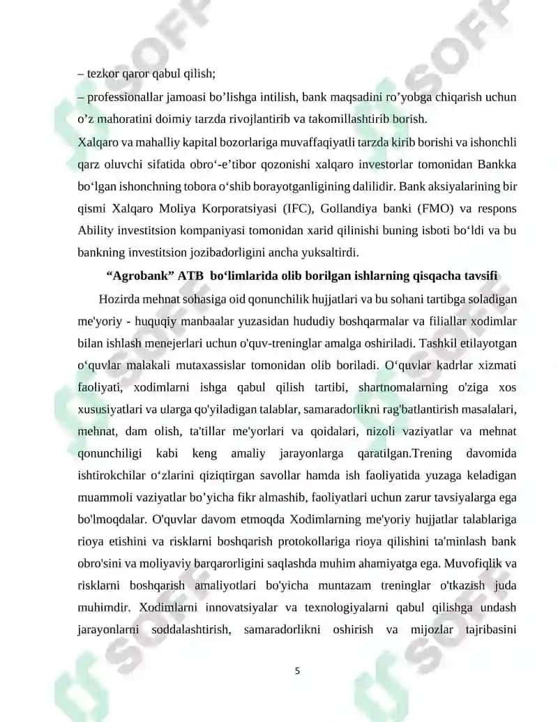 Agrobank bo'ycha amaliyot hisoboti 4