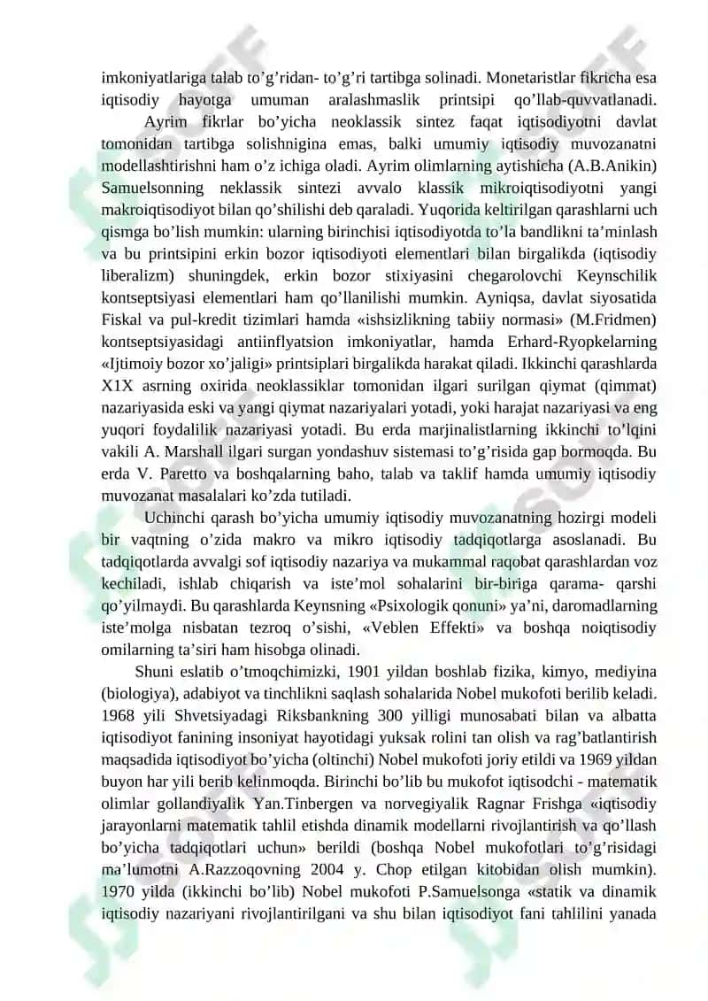 Hozirgi zamon iqtisodiy ta'limotlari evolyutsiyasi 4