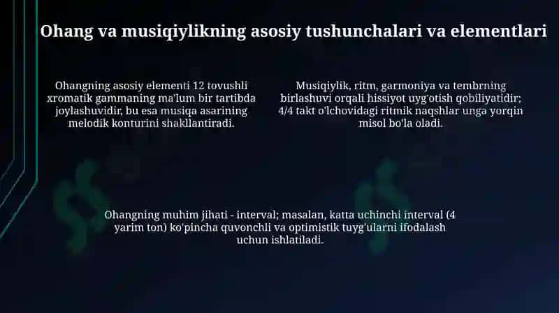Lirik janrlarda ohang va musiqiylik 4