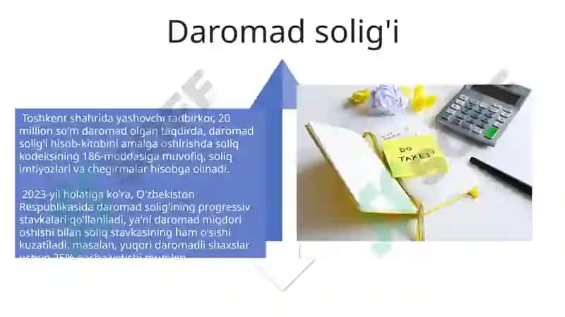 Soliq stavkalari va soliq turlari 4