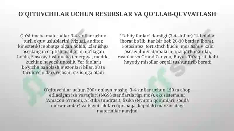 3-4-sinflarda "Tabiy fanlar" darsligi 4