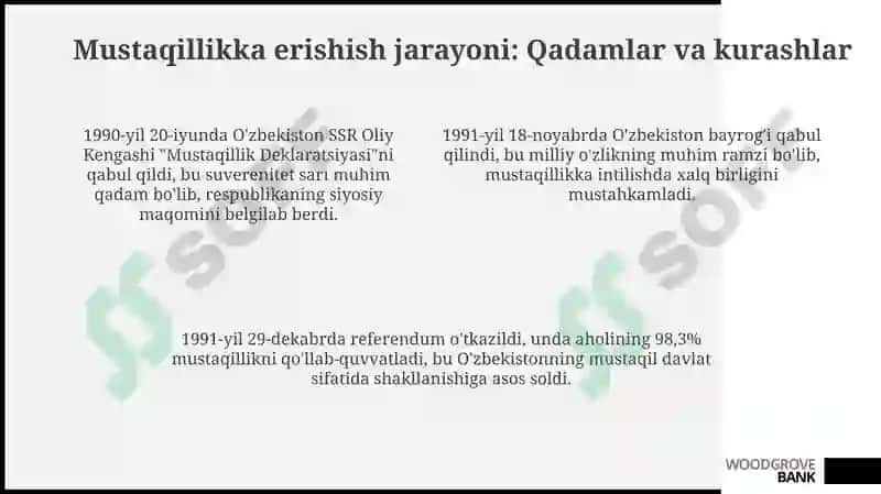 Oʻzbekiston Respublikasi tashkilot topishi 4