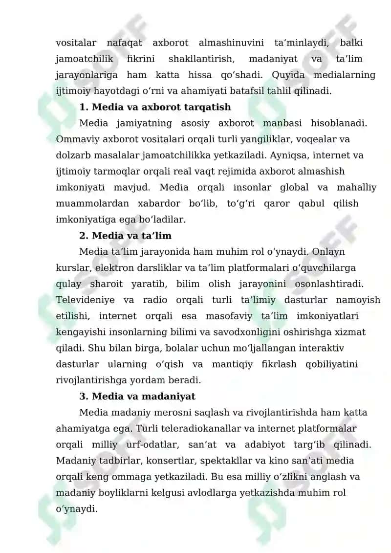 Medialarning ijtimoiy mazmuni 4