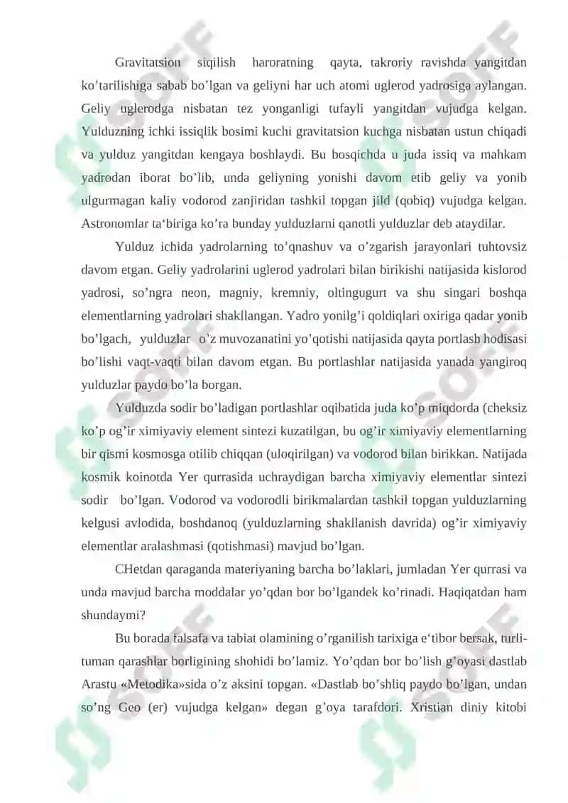 Yer sayyorasi va uning evolyutsiyasi 4