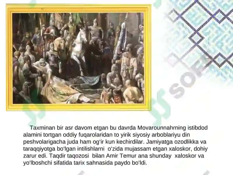 AMIR TEMUR -BUYUK SIYMO 4