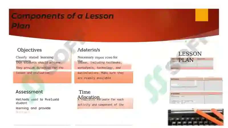 Lesson Planning A Blueprint-for Effective Teaching 4