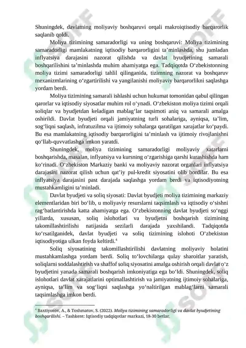 Moliya Tizimi 4