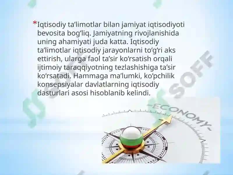 Iqtisodiy ta’limotlar tarixi 4