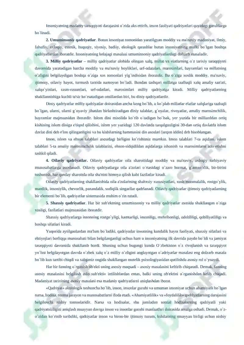 Qadriyatlar falsafasi 4