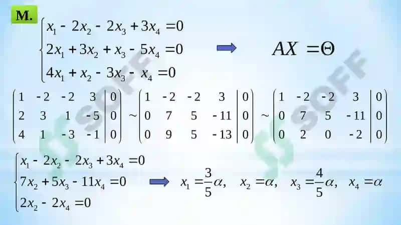 BIR JINSLI CHIZIQLI ALGEBRAIK TENGLAMALAR SISTEMASI 4