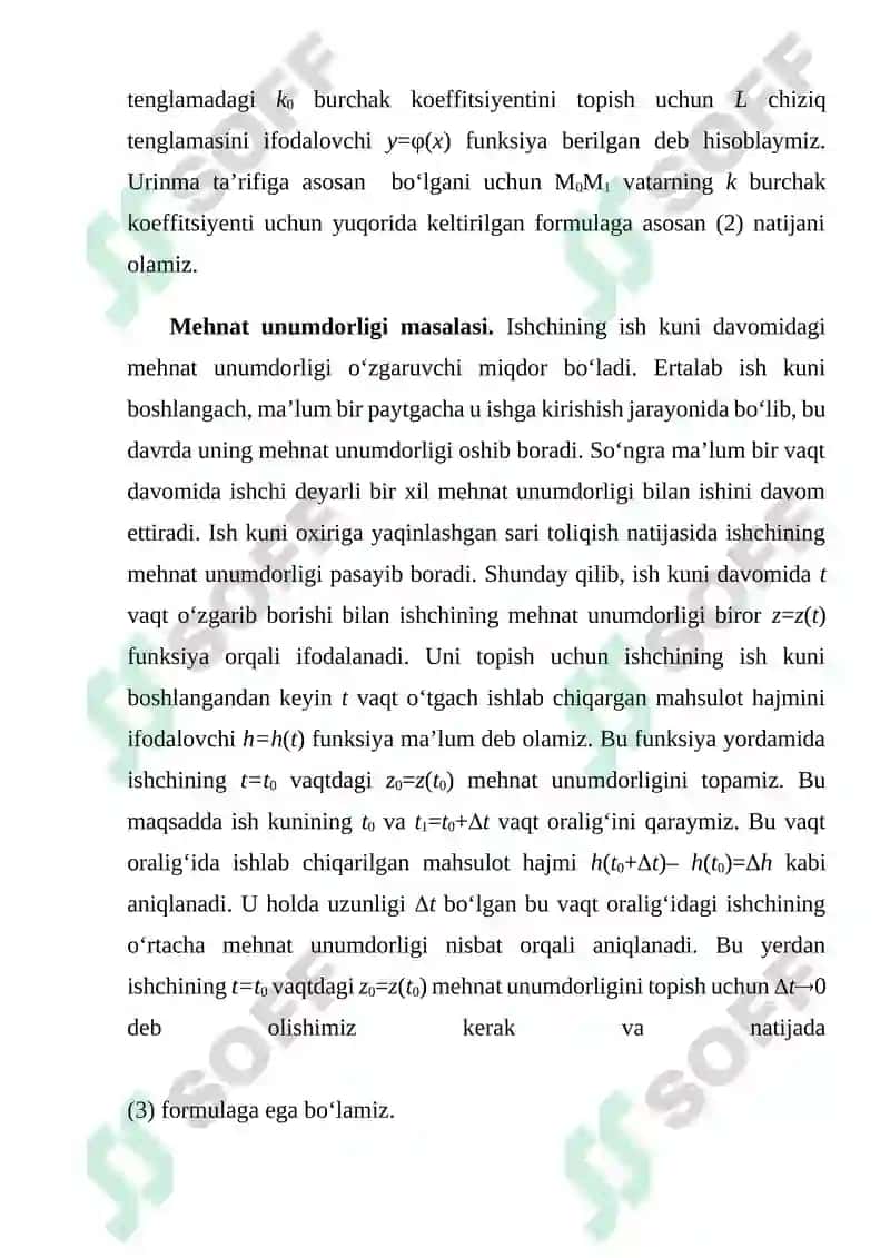 Differensial hisob 4